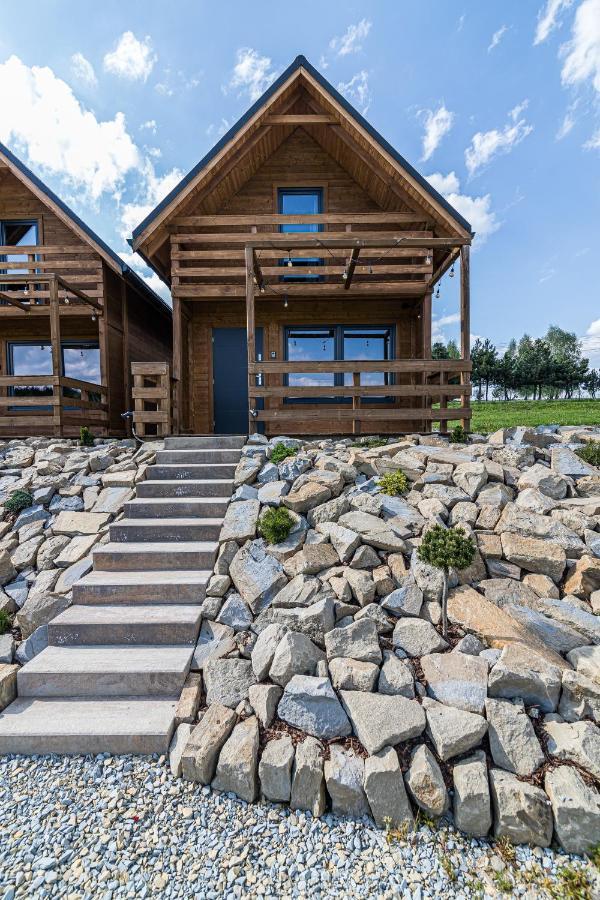 Wycisznia - Drewniane Domki Caloroczne Gieraltowiczki Exterior foto