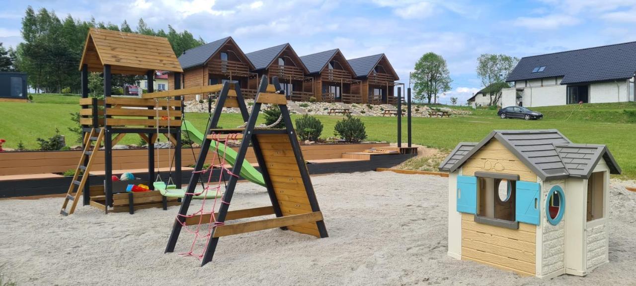 Wycisznia - Drewniane Domki Caloroczne Gieraltowiczki Exterior foto